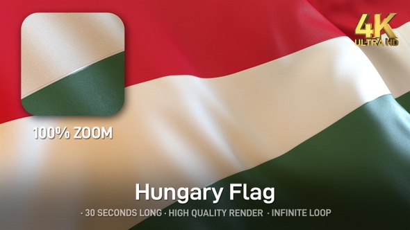 Hungary Flag - 4K