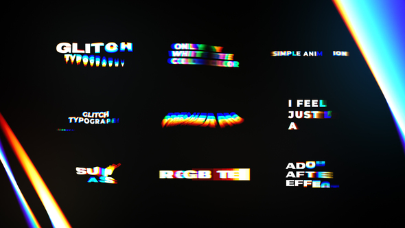 Text Animations | RGB Text Presets