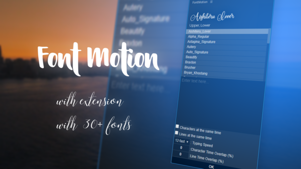 FontMotion Typeface