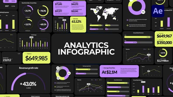 Analytics Infographics | Business Graphics & Charts