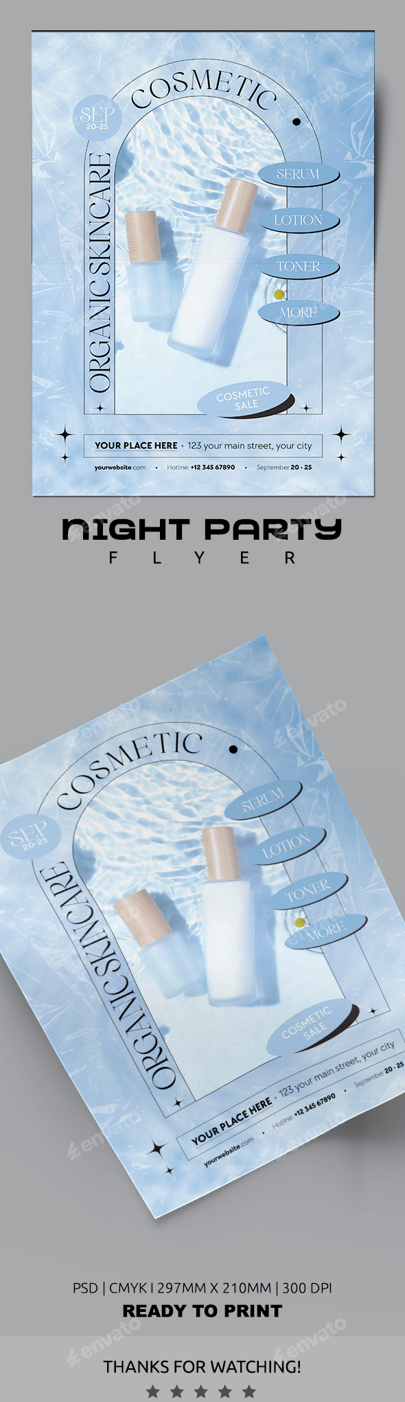 Cosmetic Sale Flyer