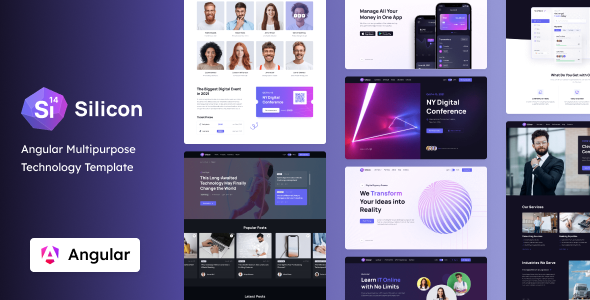 Silicon - Angular Business & Technology Template