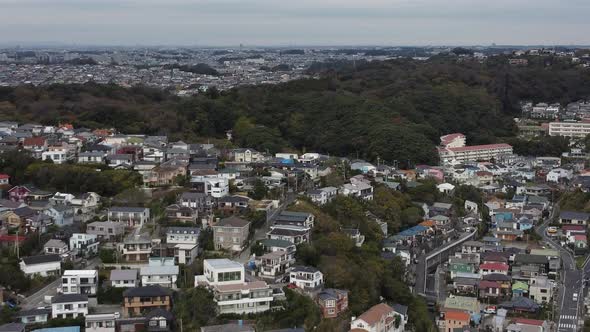 Skyline Aerial view in Kamakura