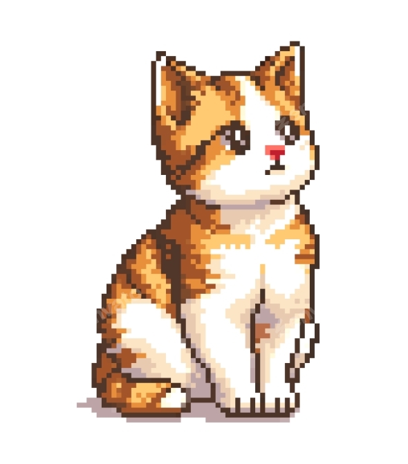 Cat Pixel Art