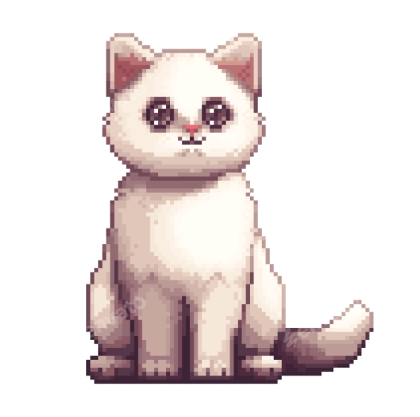 Cat Pixel Art