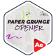 Paper Grunge Opener - VideoHive Item for Sale