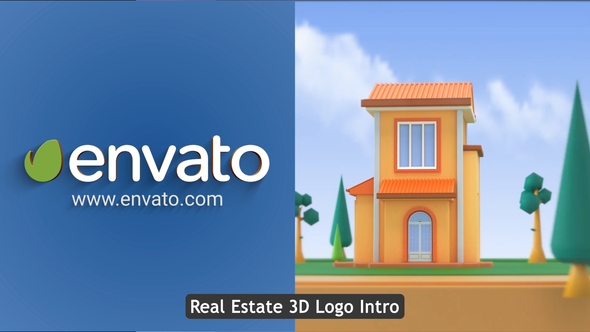 Real Estate 3D Logo Reveal