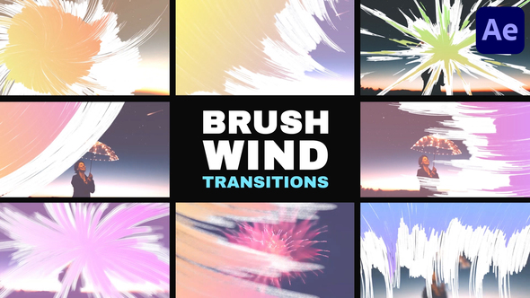 Brush Wind Transitions for After Effects alt