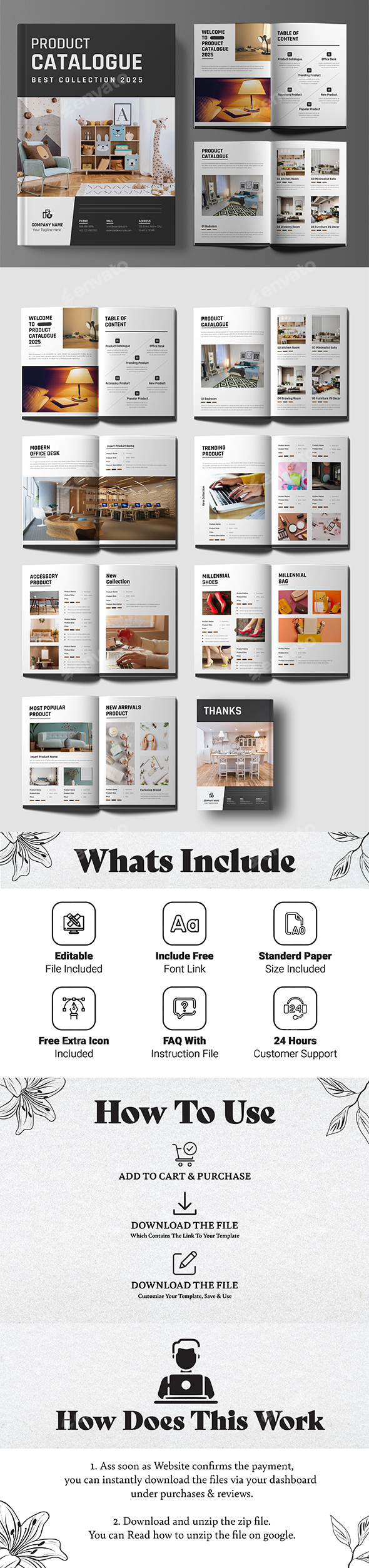 Product Catalog Design Template