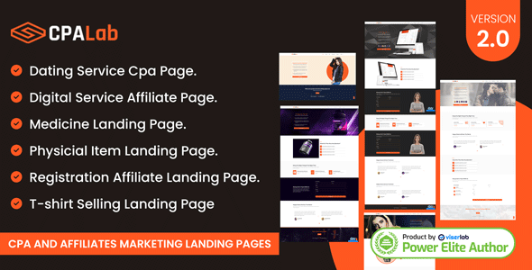 CpaLab – Cpa And Affiliates Marketing Landing Pages