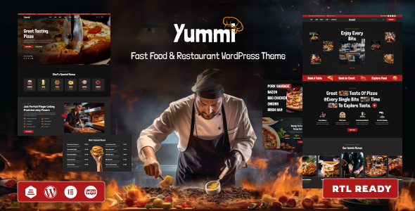 Yummi – Restaurant WordPress Theme