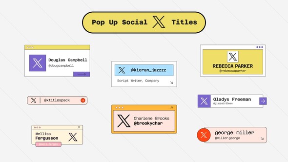 Pop Up Social X Titles | AE