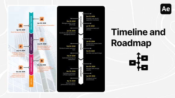 Timeline & Roadmap Infographics Vertical