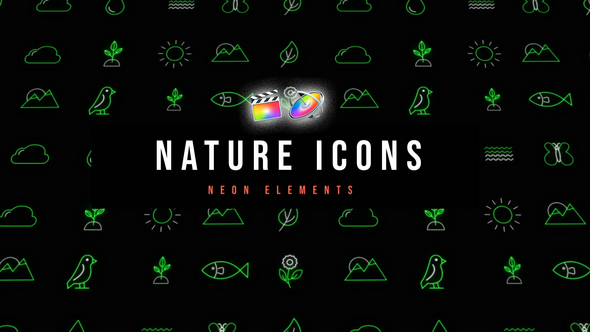 Nature Neon Icons alt