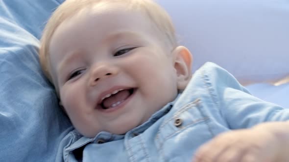 Close up of Adorable Boy