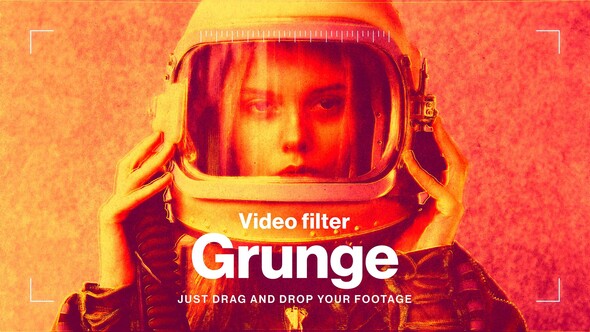 Grunge Video Filter Effect Template