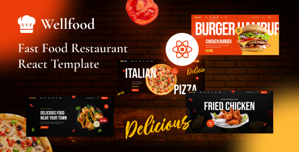 Wellfood - Fast Food & Restaurant React Next js Template