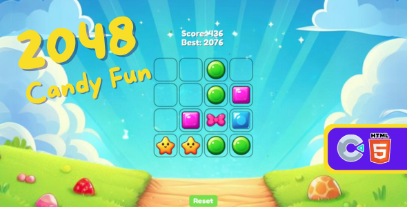 2048 Candy Fun - HTML 5 (C3p)