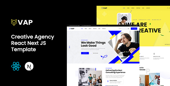 Vap - Creative Agency React & Nextjs Template