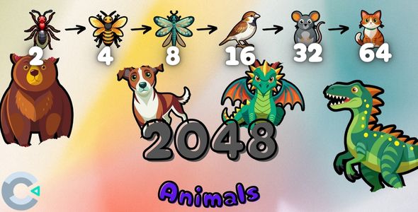 2048 Animals (HTML5) (CONSTRUCT 3)