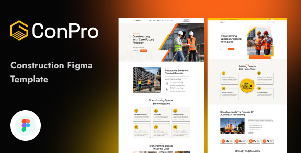 ConPro - Construction Figma Template