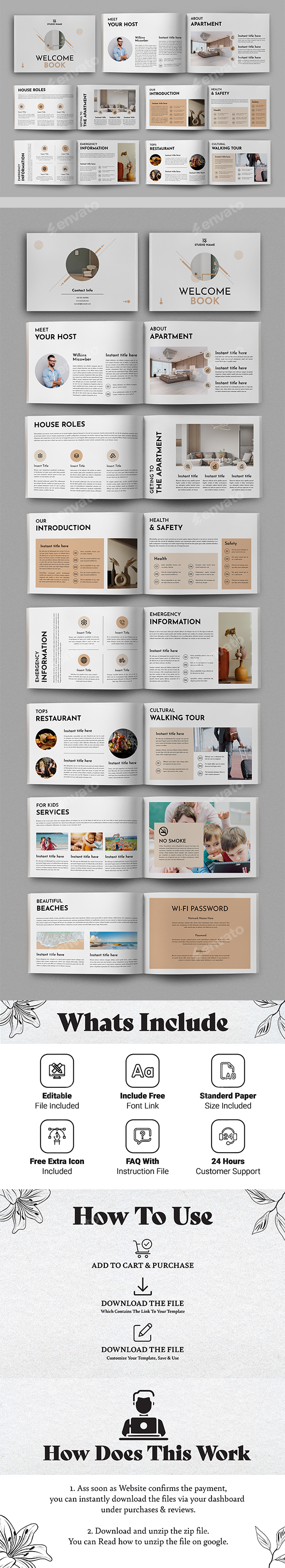 Welcome Book Template