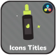 Beauty Fashion Icons And Titles for DaVinci Resolve - VideoHive Item for Sale