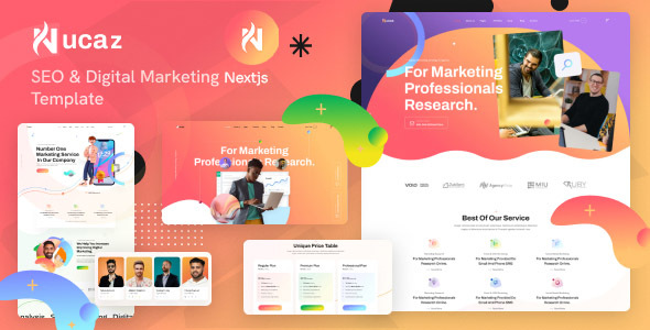 Nucaz - SEO & Digital Marketing Nextjs Template