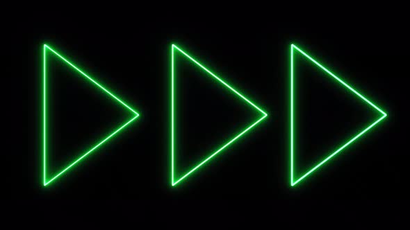 Neon Green Arrows Background