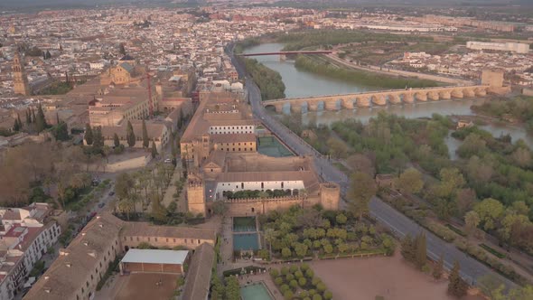 Aerial shot of Cordoba