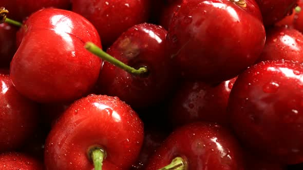 Ripe Sweet Cherry Ready For Use