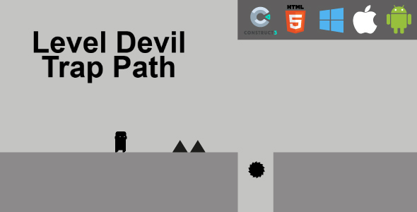 Level Devil : Trap Path - HTML5 Game (.C3p)