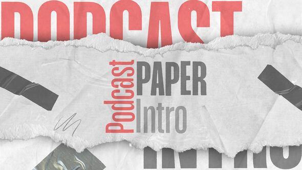 Paper Style Podcast Intro | MOGRT