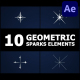 Geometric Sparks Elements | After Effects - VideoHive Item for Sale