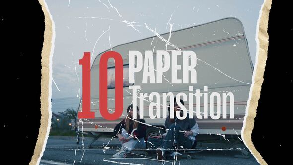 10 Torn Paper Transitions | MOGRT