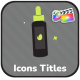 Beauty Fashion Icons And Titles for FCPX - VideoHive Item for Sale