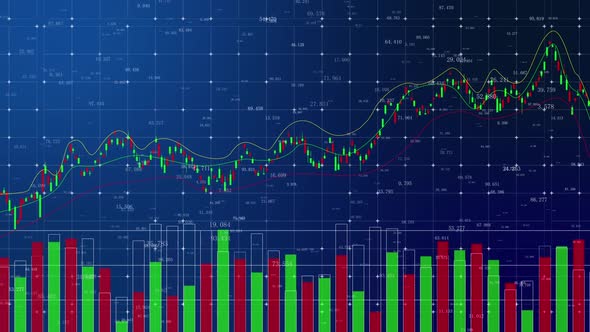 K Line Trend Chart Of Financial Securities Stock Market