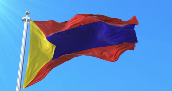 Pasto City Flag, Nariño, Colombia