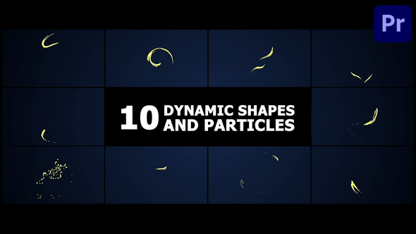 Dynamic Shapes And Particles | Premiere Pro MOGRT