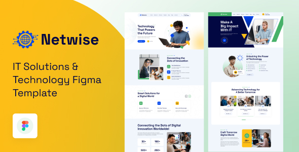 Netwise - IT Solutions & Technology Figma Template