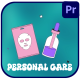 Personal Care Icons And Titles for Premiere Pro - VideoHive Item for Sale