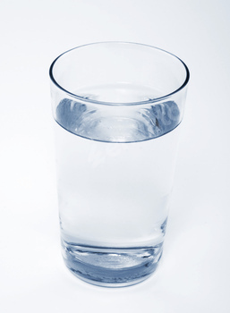 Glass with water