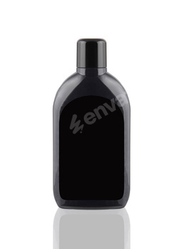 Cosmetic black bottle