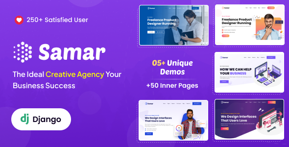 Samar | Creative Agency Bootstrap Django Template