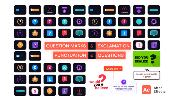 Question Marks, Exclamation, Punctuation & Questions