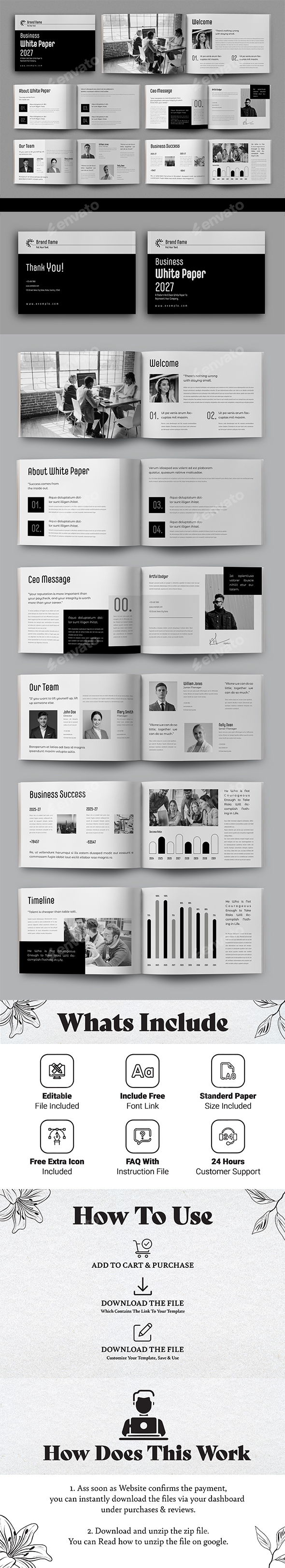 White Paper Layout Design