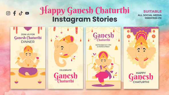 Happy Ganesh Chaturthi Instagram Stories