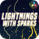 Lightning With Sparks Elements | DaVinci Resolve - VideoHive Item for Sale