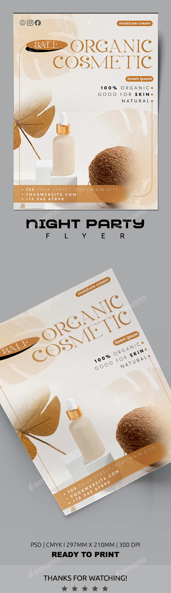 Cosmetic Sale Flyer