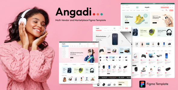 Angadi  | Multi-Vendor Marketplace Figma Template